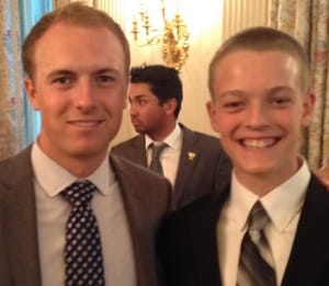 Drew White and Jordan Spieth