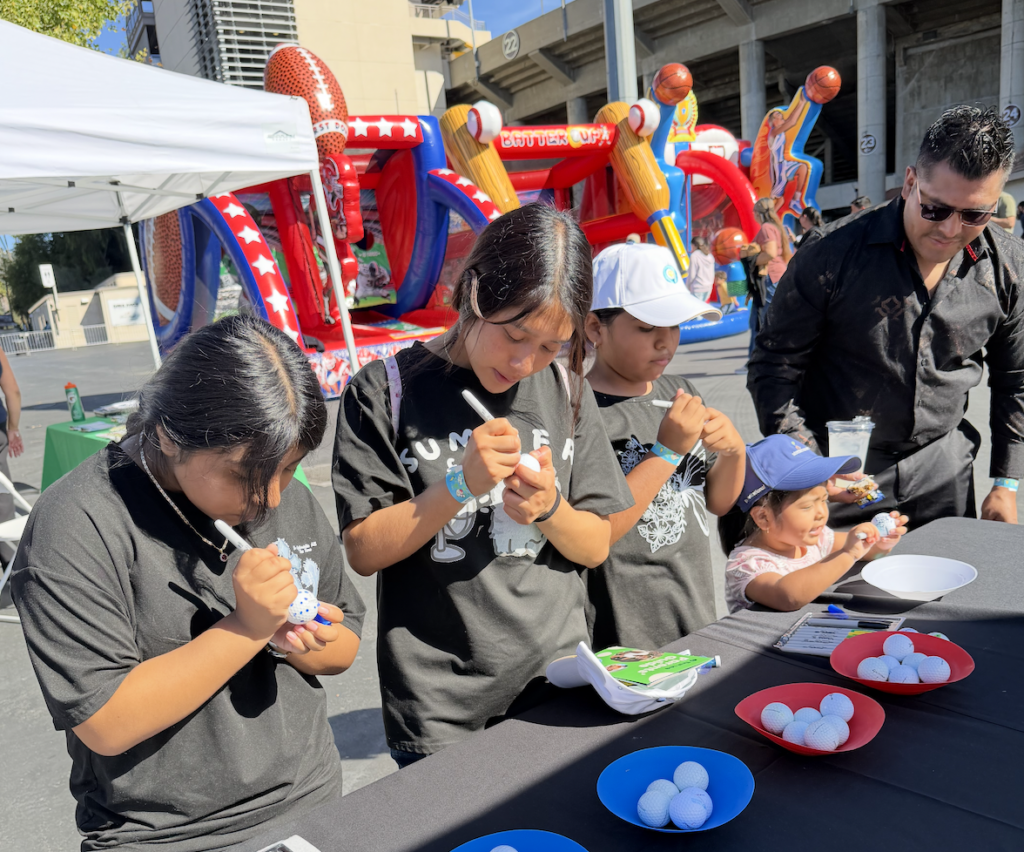 First Tee - Greater Pasadena hosted community events for families impacted by wildfires